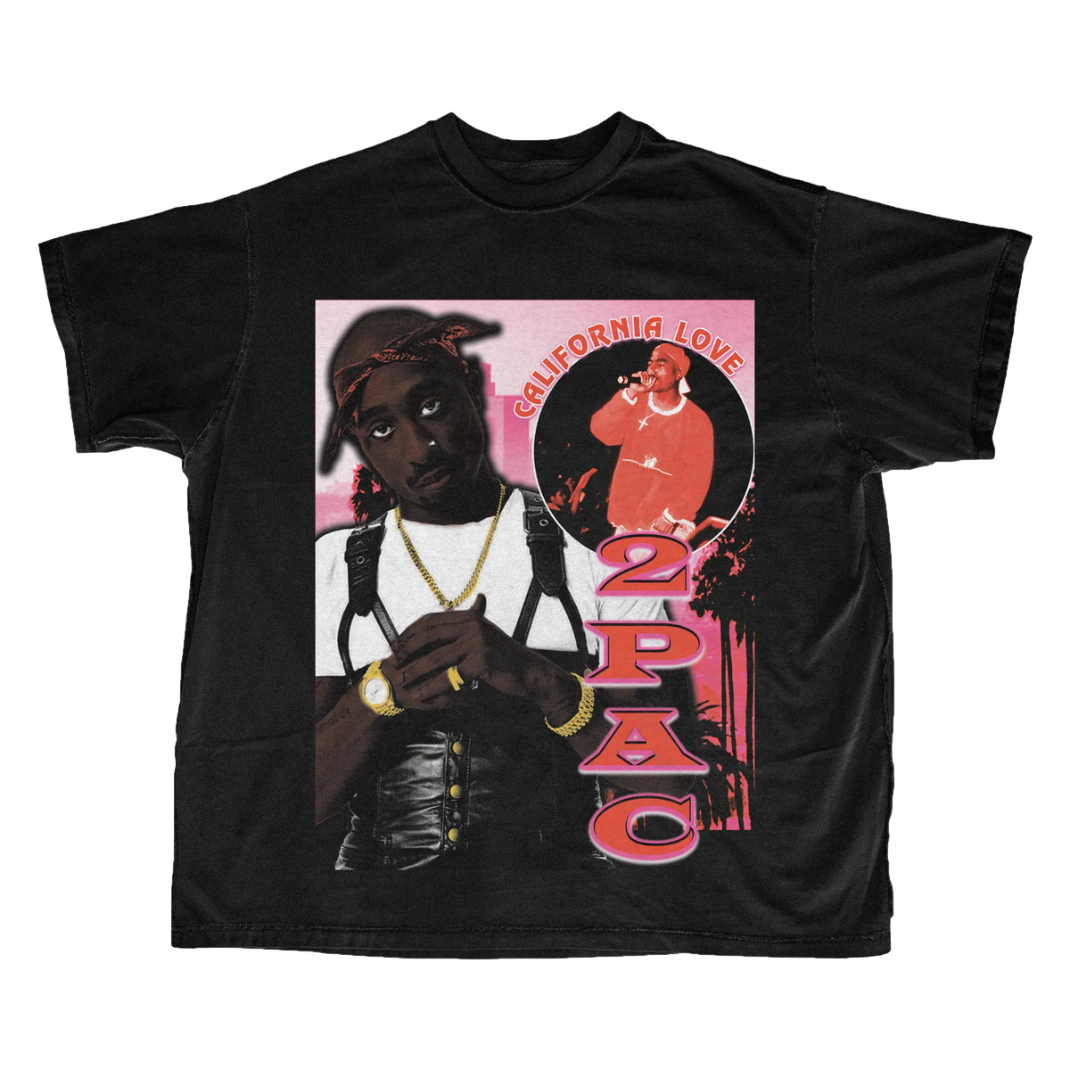 2Pac California Love tee, black