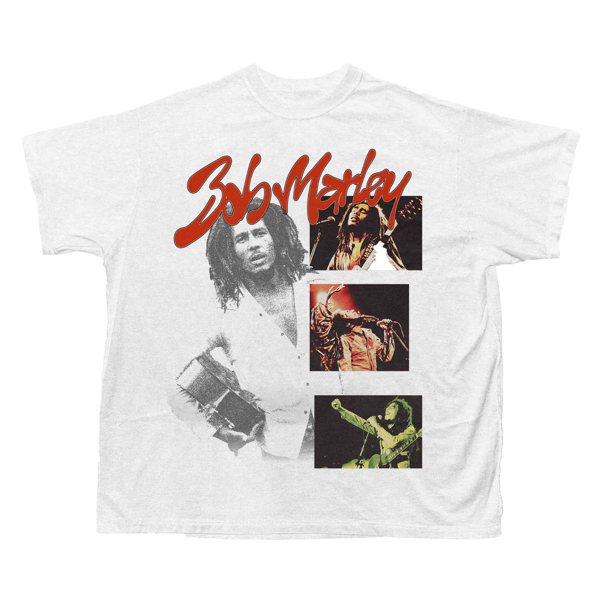 Bob Marley Live tee, white