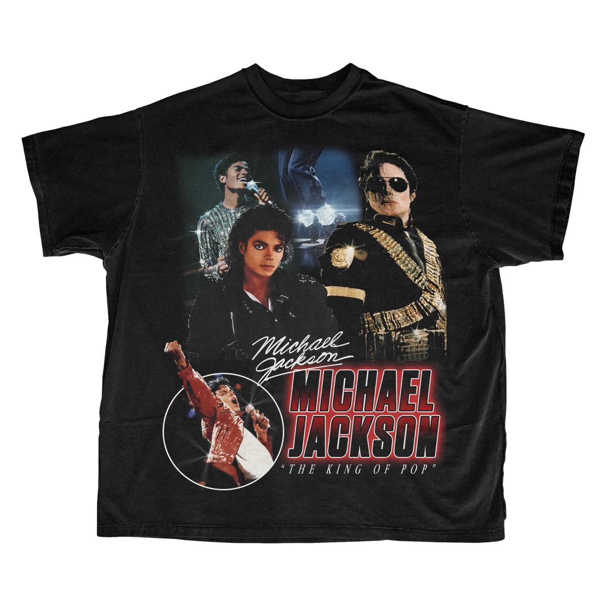Michael Jackson King of Pop tee, black
