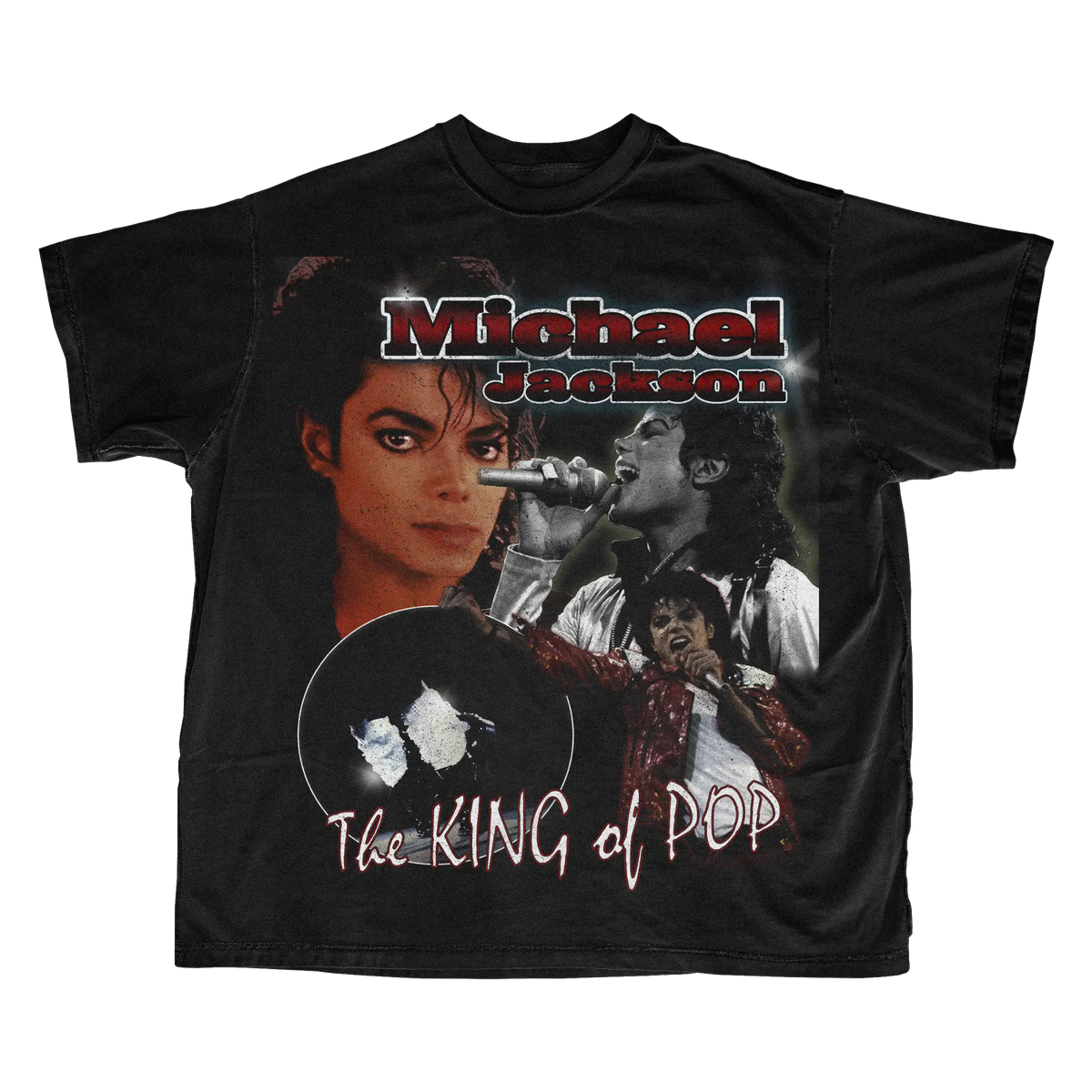 Michael Jackson Portrait tee, black