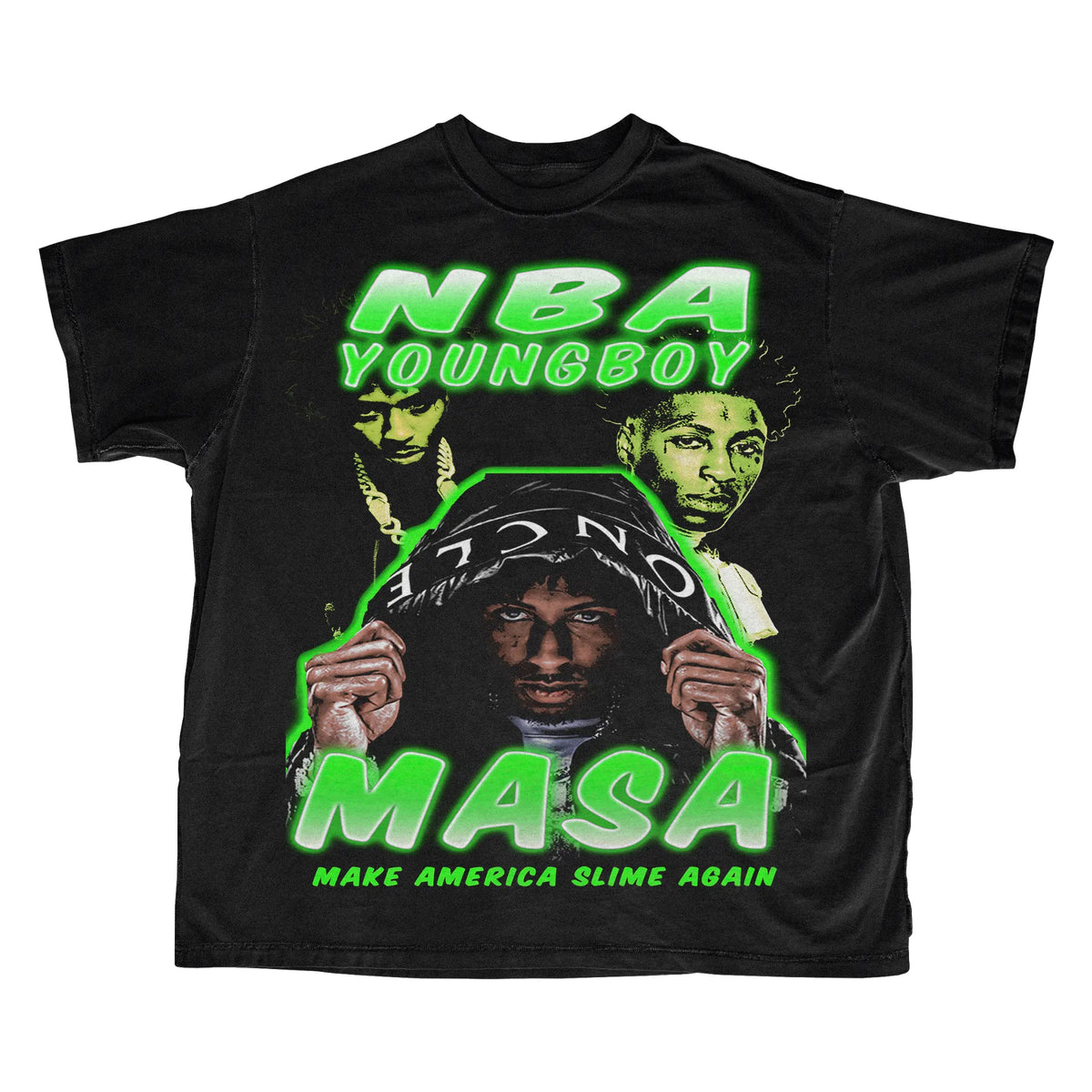 NBA YoungBoy MASA tee, black