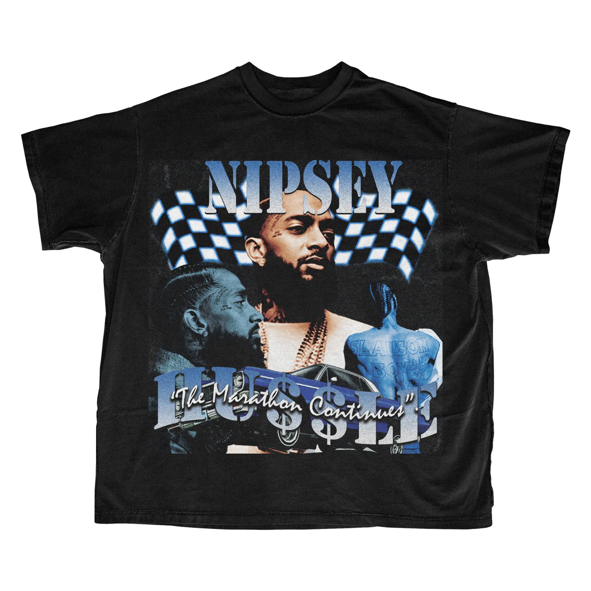 Nipsey Hussle The Marathon Continues tee, black